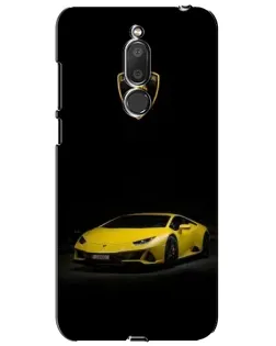 Чехол для Meizu M6T (Meilan 6T) с картинкой «Lamborghini желтый акцент»