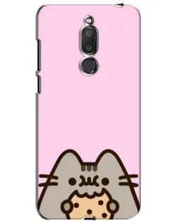 Чохол для Meizu M6T (Meilan 6T) з картинкою «Pusheen та печиво»