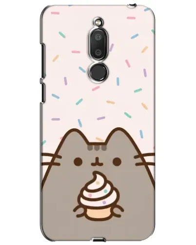 Чехол для Meizu M6T (Meilan 6T) с картинкой «Пушин с кексом»