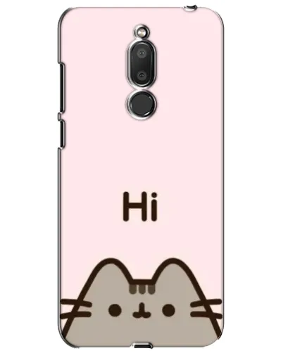 Чехол для Meizu M6T (Meilan 6T) с картинкой «Пушин говорит Hi»