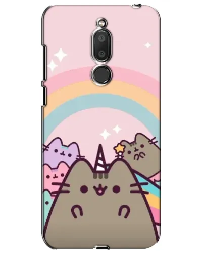 Чехол для Meizu M6T (Meilan 6T) с картинкой «Единорог Pusheen»