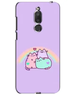 Чехол для Meizu M6T (Meilan 6T) с картинкой «Радужные Пушины»