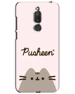 Чехол для Meizu M6T (Meilan 6T) с картинкой «Pusheen логотип»