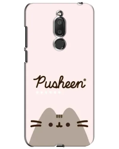 Чехол для Meizu M6T (Meilan 6T) с картинкой «Pusheen логотип»