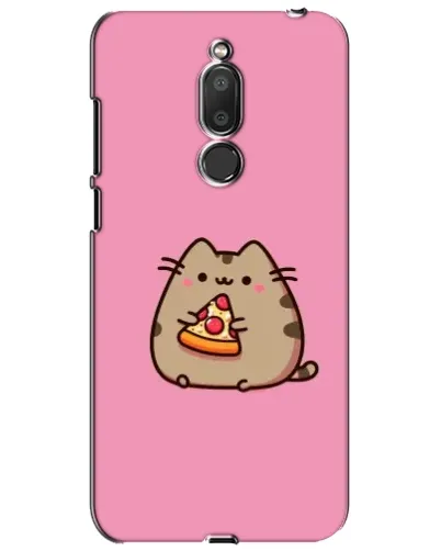 Чехол для Meizu M6T (Meilan 6T) с картинкой «Пушин с пиццей»
