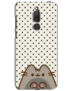 Чехол для Meizu M6T (Meilan 6T) с картинкой «Пушин в горошек»
