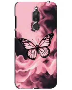 Чохол для Meizu M6T (Meilan 6T) з картинкою «Метелик у диму»