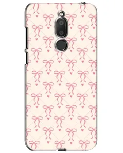 Чехол для Meizu M6T (Meilan 6T) с картинкой «Розовые бантики Coquette»
