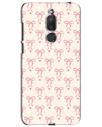Чехол для Meizu M6T (Meilan 6T) с картинкой «Розовые бантики Coquette»