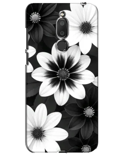 Чохол для Meizu M6T (Meilan 6T) з картинкою «Монохромні айстри»