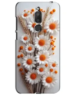 Чохол для Meizu M6T (Meilan 6T) з картинкою «Білі сухоцвіти»