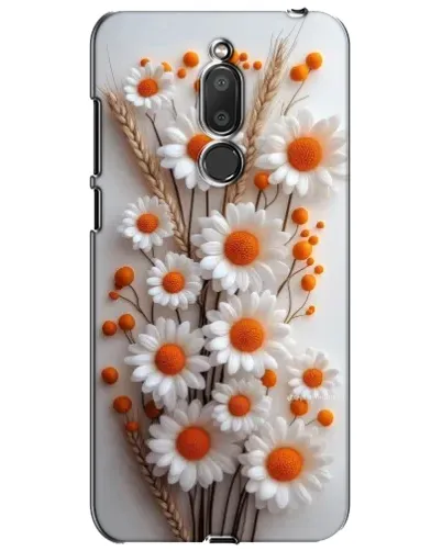 Чохол для Meizu M6T (Meilan 6T) з картинкою «Білі сухоцвіти»
