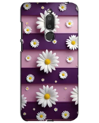 Чохол для Meizu M6T (Meilan 6T) з картинкою «Ромашки на фіолетовому»