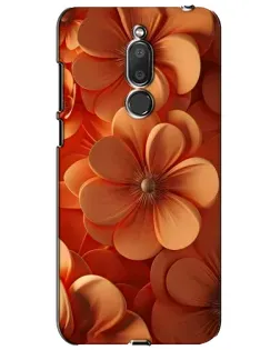 Чохол для Meizu M6T (Meilan 6T) з картинкою «Помаранчева макро квітка»
