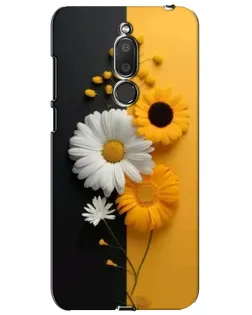 Чохол для Meizu M6T (Meilan 6T) з картинкою «Соняшник та ромашка»