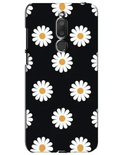 Чохол для Meizu M6T (Meilan 6T) з картинкою «Ромашки на чорному»
