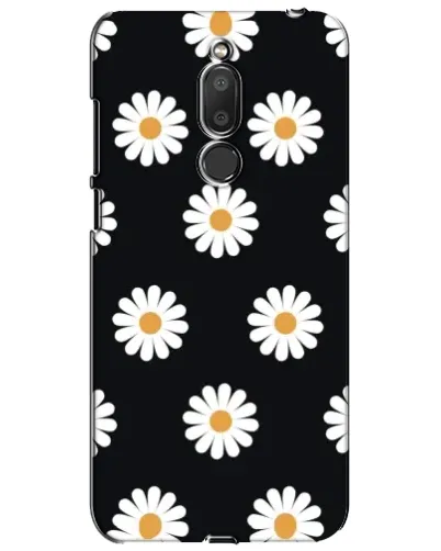 Чохол для Meizu M6T (Meilan 6T) з картинкою «Ромашки на чорному»