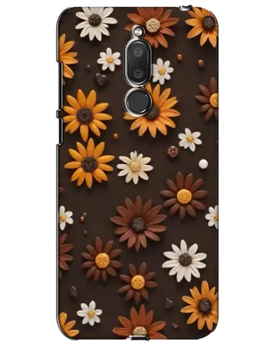 Чохол для Meizu M6T (Meilan 6T) з картинкою «Візерунок з маленьких соняшників»