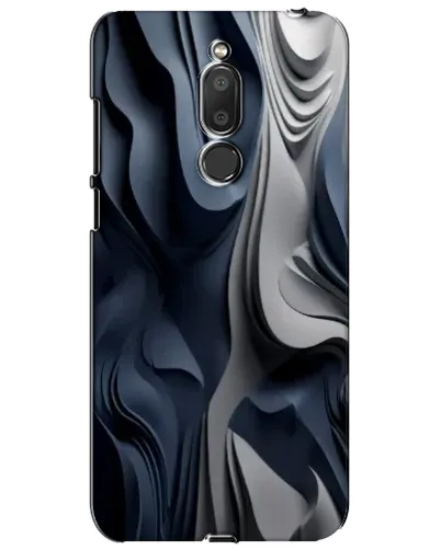 Чехол для Meizu M6T (Meilan 6T) с картинкой «Объемные синие складки» Чехол для Meizu M6T (Meilan 6T) с картинкой «Объемные синие складки»