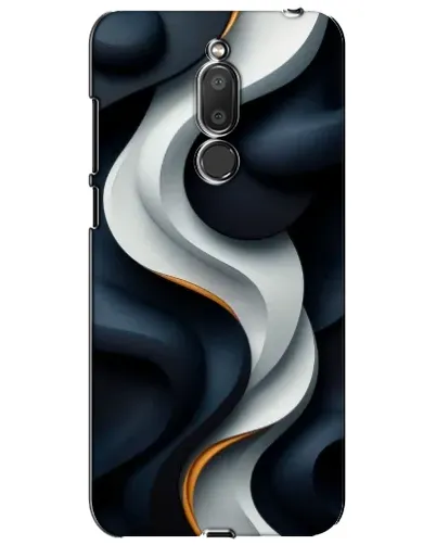 Чехол для Meizu M6T (Meilan 6T) с картинкой «Объемные черно-белые ленты» Чехол для Meizu M6T (Meilan 6T) с картинкой «Объемные черно-белые ленты»
