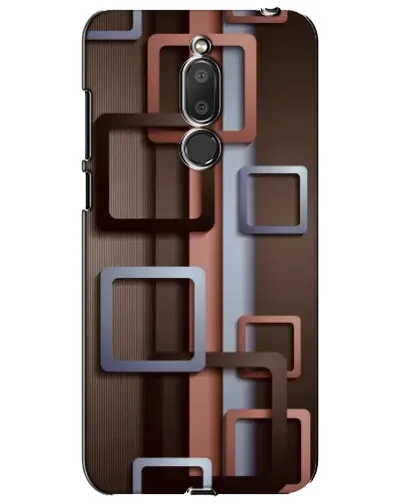 Чехол для Meizu M6T (Meilan 6T) с картинкой «Коричневые объемные квадраты» Чехол для Meizu M6T (Meilan 6T) с картинкой «Коричневые объемные квадраты»