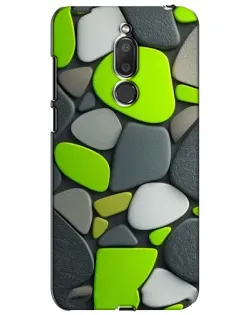 Чехол для Meizu M6T (Meilan 6T) с картинкой «Яркая неоновая галька»