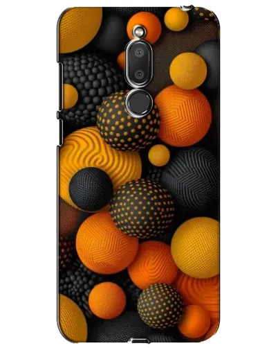 Чехол для Meizu M6T (Meilan 6T) с картинкой «Объемные оранжевые сферы» Чехол для Meizu M6T (Meilan 6T) с картинкой «Объемные оранжевые сферы»