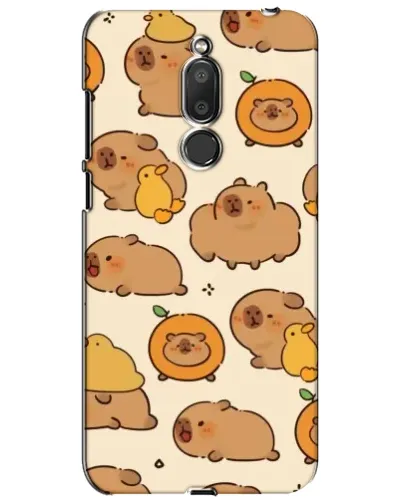 Чехол для Meizu M6T (Meilan 6T) с картинкой «Капибары с апельсинами»