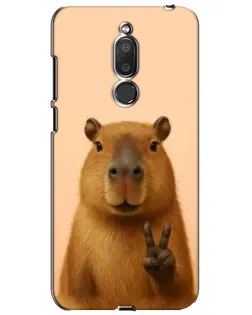 Чохол для Meizu M6T (Meilan 6T) з картинкою «Капібара вікторія»