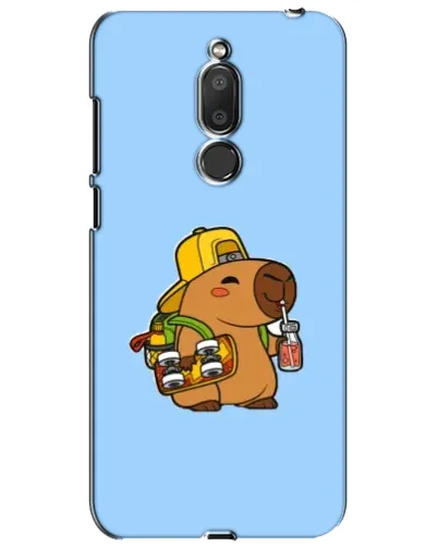 Чехол для Meizu M6T (Meilan 6T) с картинкой «Капибара на скейте»