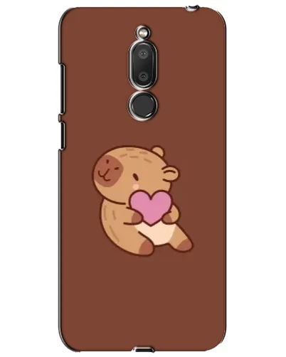 Чехол для Meizu M6T (Meilan 6T) с картинкой «Капибара с сердцем»