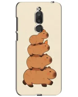 Чохол для Meizu M6T (Meilan 6T) з картинкою «Вежа з капібар»
