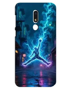 Чохол для Meizu M8 Lite з картинкою «Jordan Gold Jumpman»
