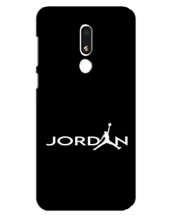 Чохол для Meizu M8 Lite з картинкою «Jordan White Logo»