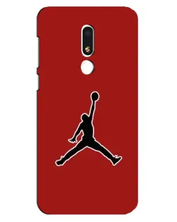 Чохол для Meizu M8 Lite з картинкою «Jordan Red Back»