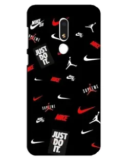 Чохол для Meizu M8 Lite з картинкою «Nike Mix Pattern»