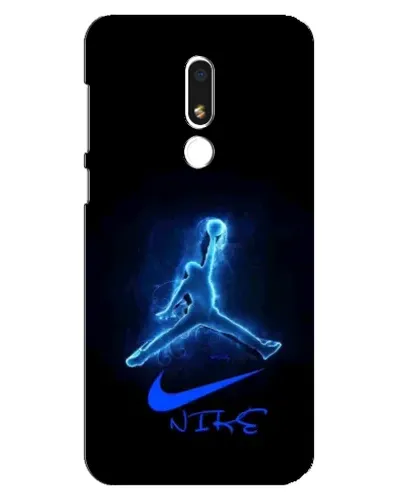 Чохол для Meizu M8 Lite з картинкою «Jordan Neon Blue» Чохол для Meizu M8 Lite з картинкою «Jordan Neon Blue»