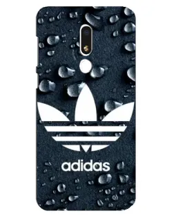 Чехол для Meizu M8 Lite с картинкой «Adidas Trefoil Blue»