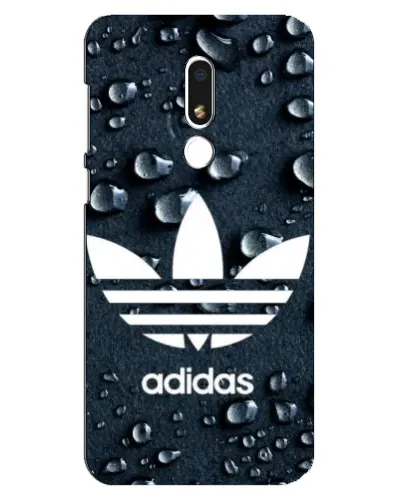 Чехол для Meizu M8 Lite с картинкой «Adidas Trefoil Blue»