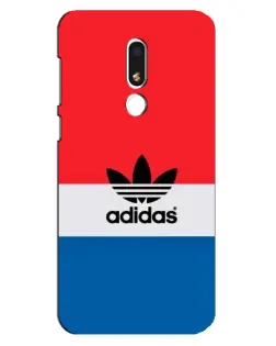 Чехол для Meizu M8 Lite с картинкой «Ретро блоки Adidas»