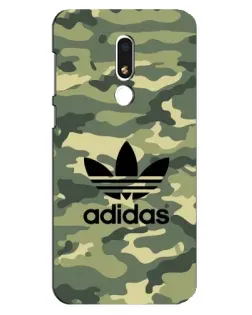 Чехол для Meizu M8 Lite с картинкой «Милитари стиль Adidas»