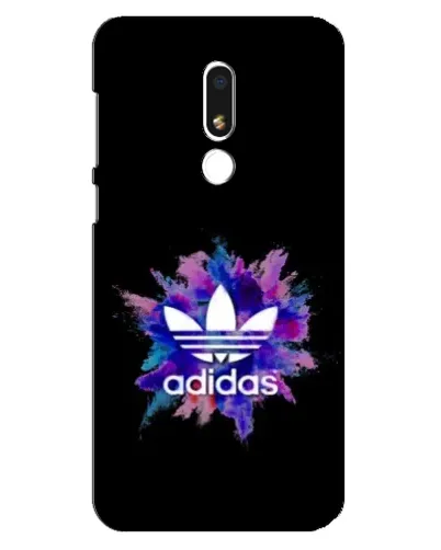 Чехол для Meizu M8 Lite с картинкой «Взрыв красок Adidas»