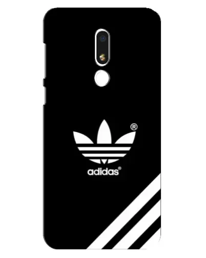Чехол для Meizu M8 Lite с картинкой «Adidas с диагональными полосами»