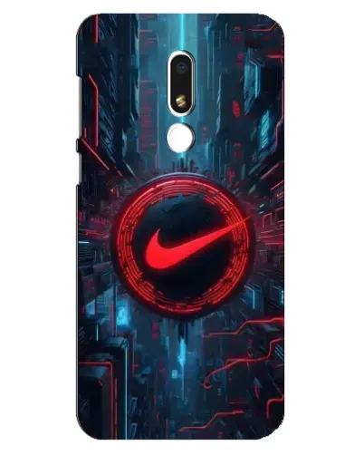 Чехол для Meizu M8 Lite с картинкой «Техногенный стиль Nike» Чехол для Meizu M8 Lite с картинкой «Техногенный стиль Nike»