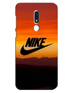 Чехол для Meizu M8 Lite с картинкой «Nike — вечерний горизонт»