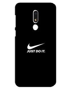 Чехол для Meizu M8 Lite с картинкой «Минимализм от Nike»