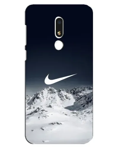 Чехол для Meizu M8 Lite с картинкой «Nike — зимние горы» Чехол для Meizu M8 Lite с картинкой «Nike — зимние горы»