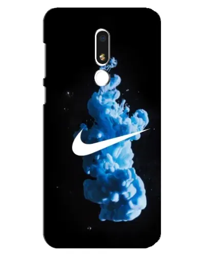 Чехол для Meizu M8 Lite с картинкой «Nike и синий дым» Чехол для Meizu M8 Lite с картинкой «Nike и синий дым»