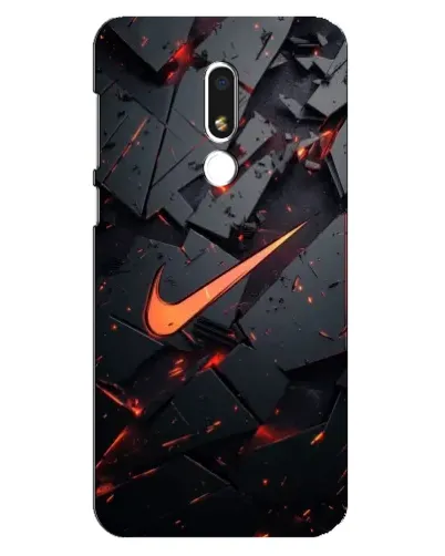 Чехол для Meizu M8 Lite с картинкой «Nike — эффект разломов» Чехол для Meizu M8 Lite с картинкой «Nike — эффект разломов»
