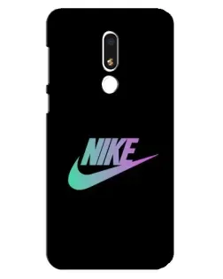 Чехол для Meizu M8 Lite с картинкой «Nike — городская ночь»